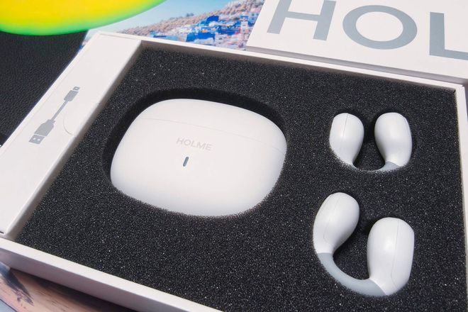 牙耳机：夹耳新体验音质与舒适并重龙8体育虹觅HOLME Air蓝(图1)
